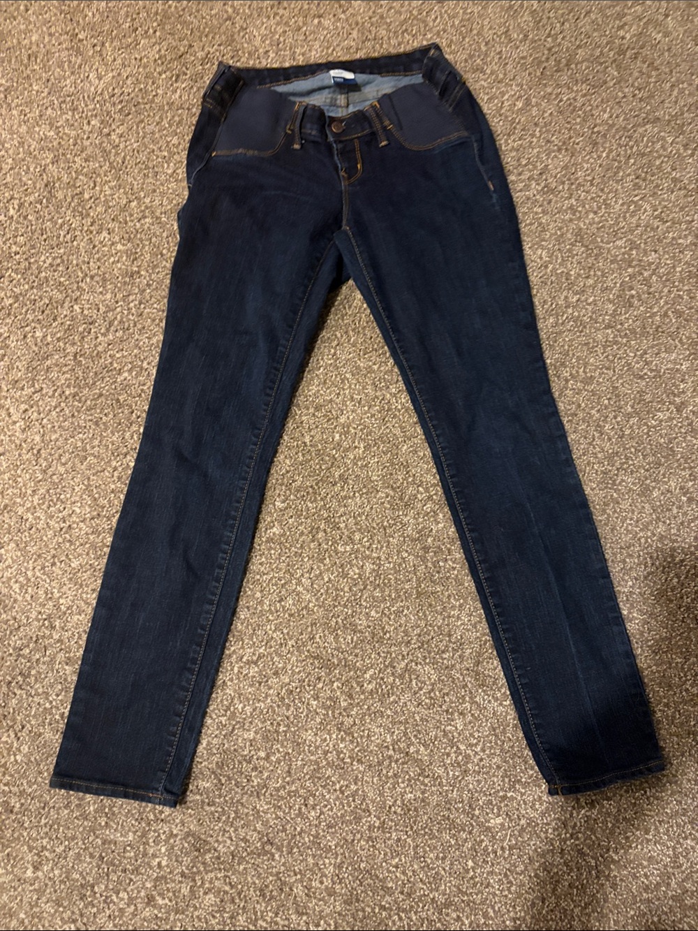 Maternity Old Navy Women's Dark Indigo Skinny Jeans